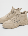 Soviska | Sportowe sneakersy za kostkę-Sneakers: Sneakers-Soviska-Khaki-39-Soviska