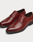 Soviska | Sznurowane buty z akcentami brogue-Buty męskie-Soviska-Czarny-38-Soviska
