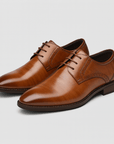 Soviska | Sznurowane buty z akcentami brogue-Buty męskie-Soviska-Czarny-38-Soviska