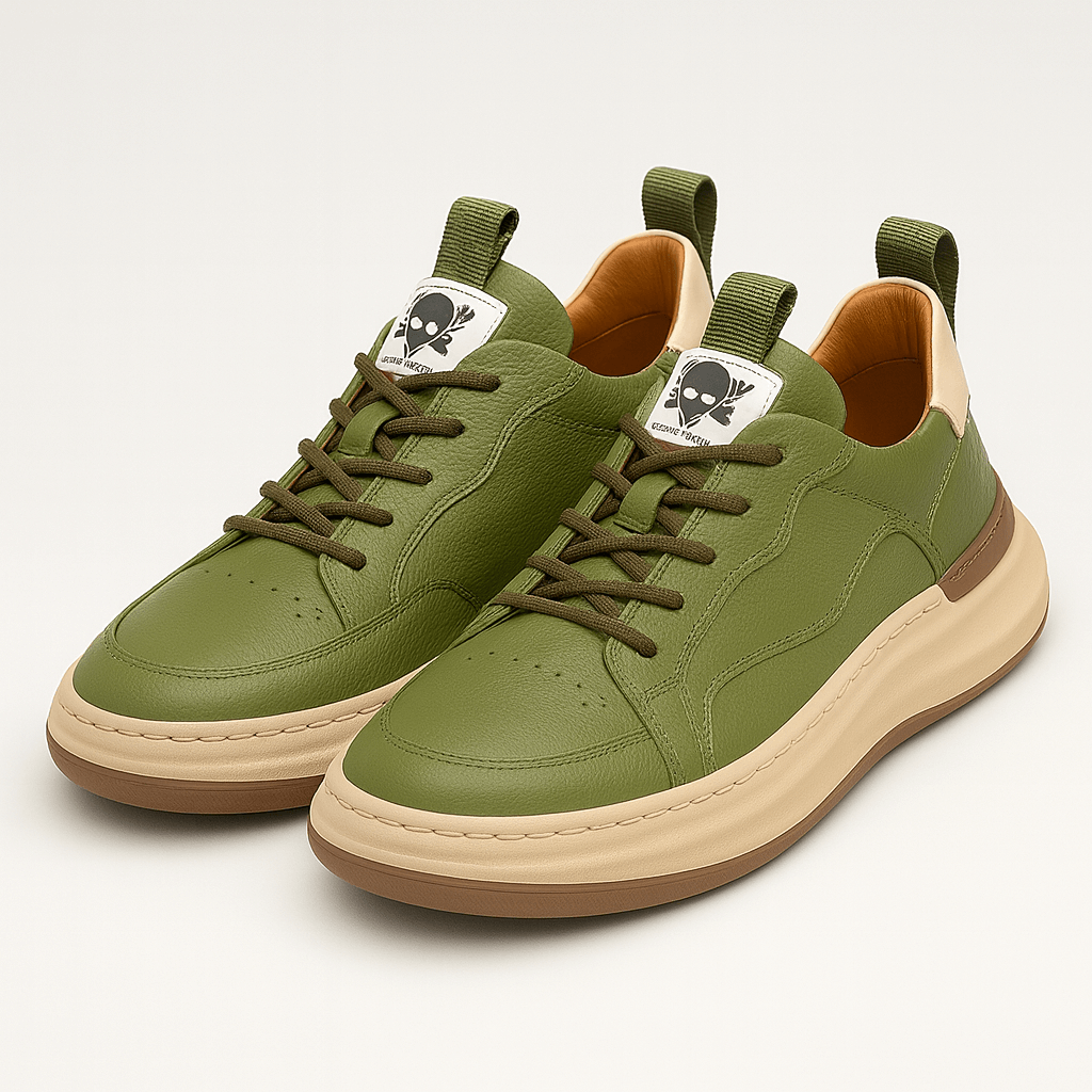 Soviska | Amortyzowane tenisówki casualowe-Buty-Soviska-Brązowy-37-Soviska