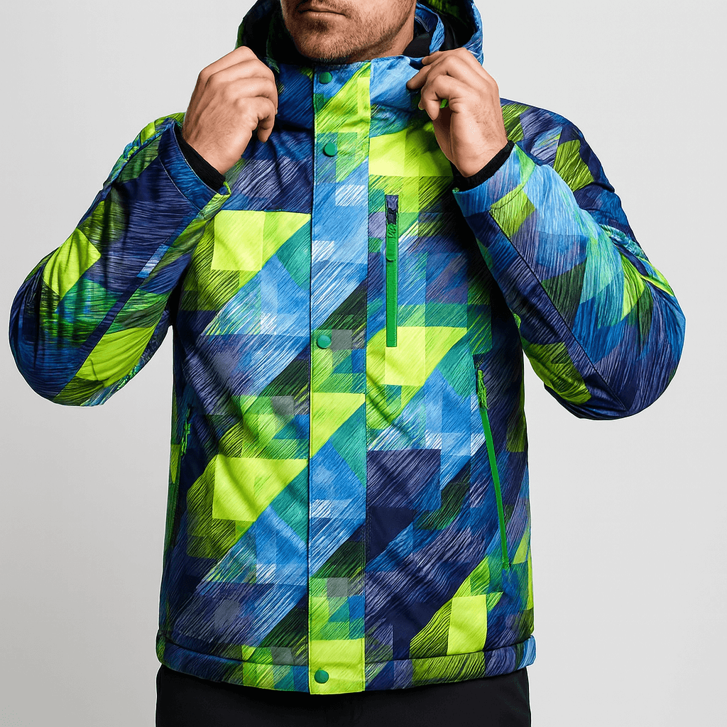 Soviska | Ciepła z kapturem bluza narciarska-Kurtki narciarskie-Soviska-Wielokolorowy-S-Soviska