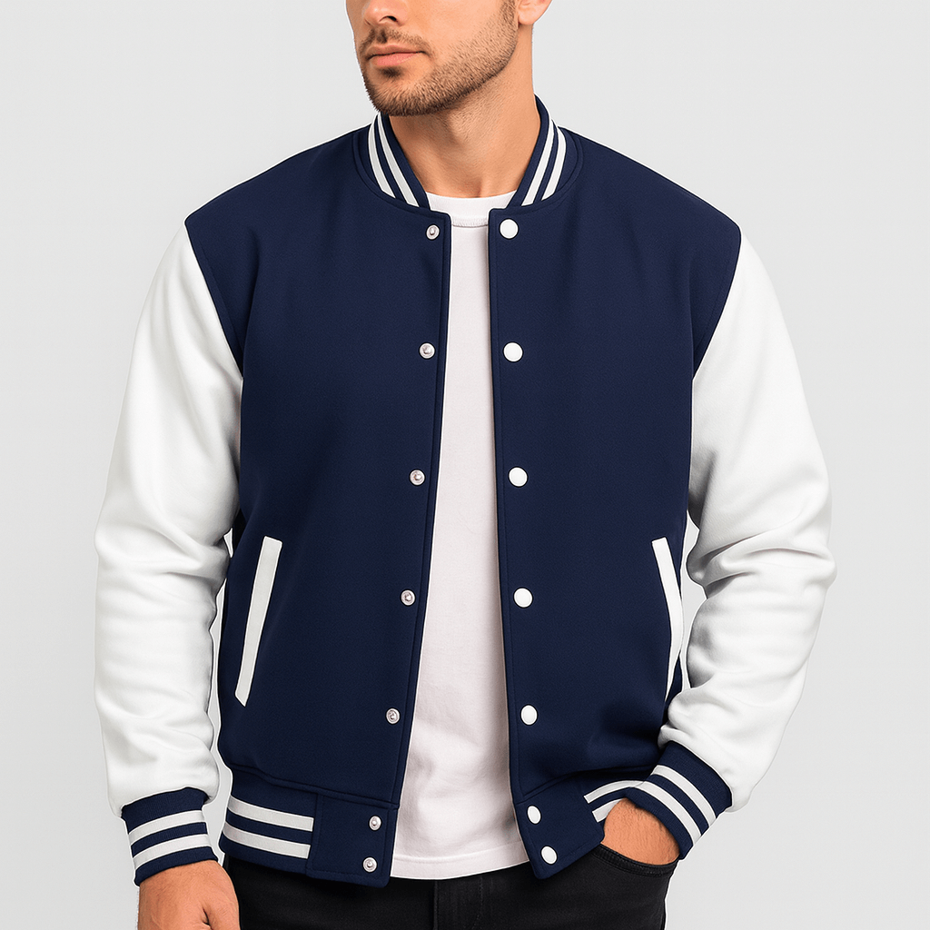 Soviska | Dopasowana bawełniana kurtka bombowca-Kurtki-Soviska-Czarny-S-Soviska