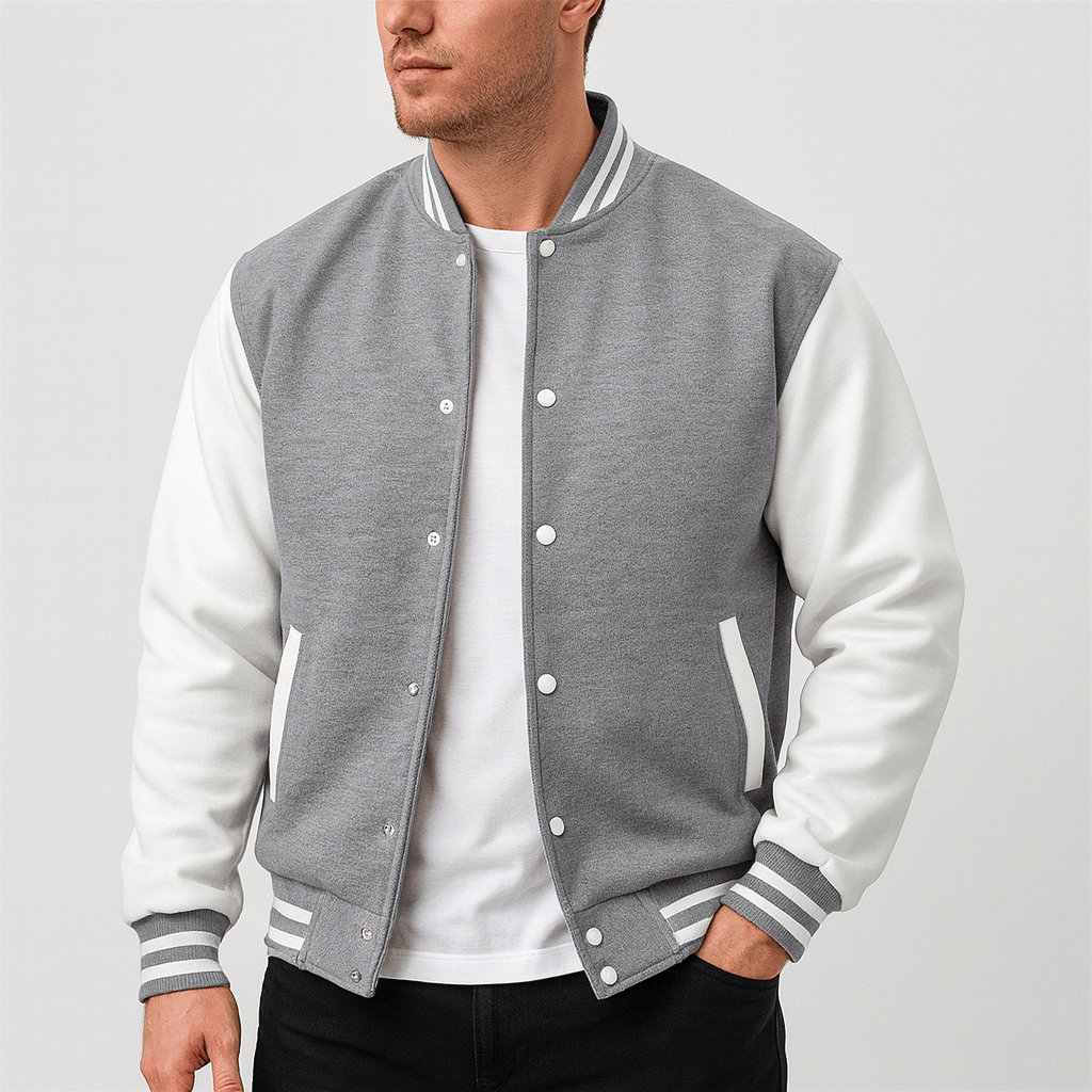 Soviska | Dopasowana bawełniana kurtka bombowca-Kurtki-Soviska-Czarny-S-Soviska