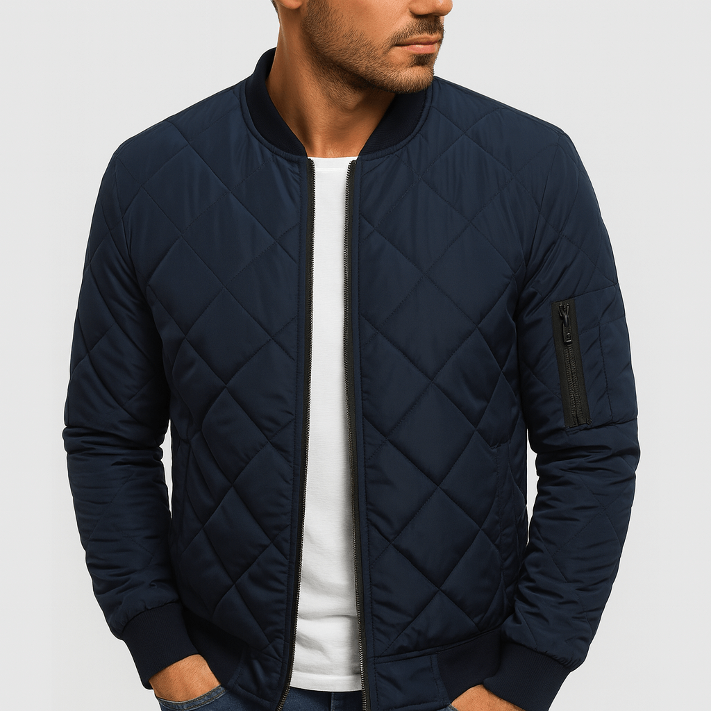 Soviska | Dopasowany krój kurtka przejściowa z klapą-Kurtki-Soviska-Czarny-S-Soviska