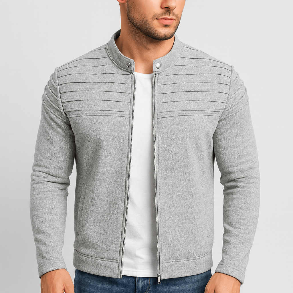 Soviska | Dopasowany krój kurtka przejściowa z klapą-Odzież wierzchnia-Soviska-Zielony-M-Soviska