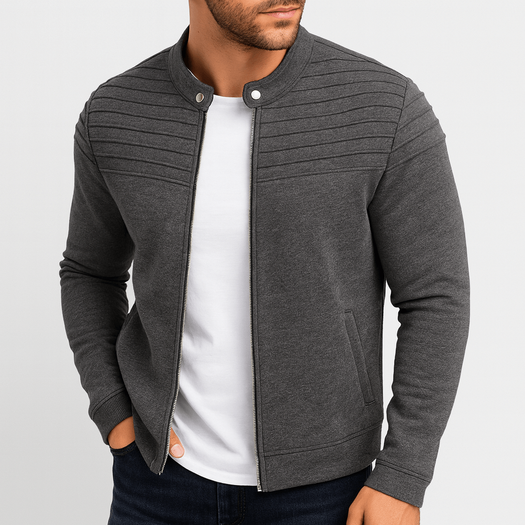 Soviska | Dopasowany krój kurtka przejściowa z klapą-Odzież wierzchnia-Soviska-Zielony-M-Soviska