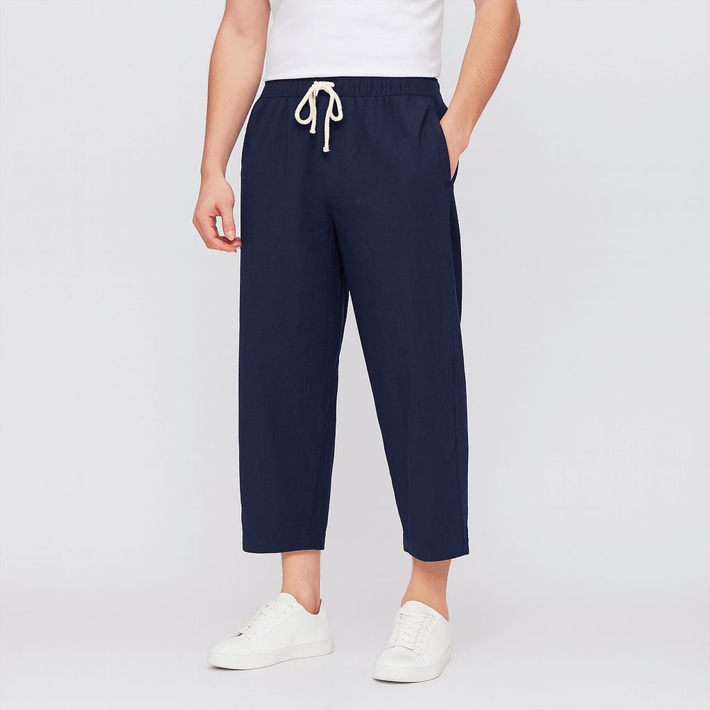 Soviska | Elastyczne luźne spodnie dresowe-Spodnie męskie-Soviska-Zielony-36-Soviska