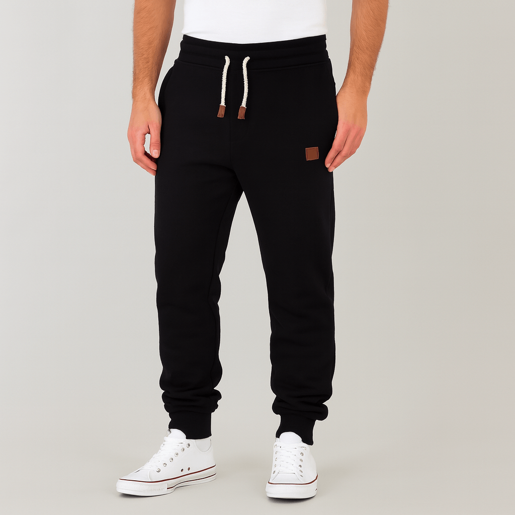 Soviska | Elastyczne spodnie dresowe z kieszeniami-Odzież sportowa męska-Soviska-Niebieski-M-Soviska