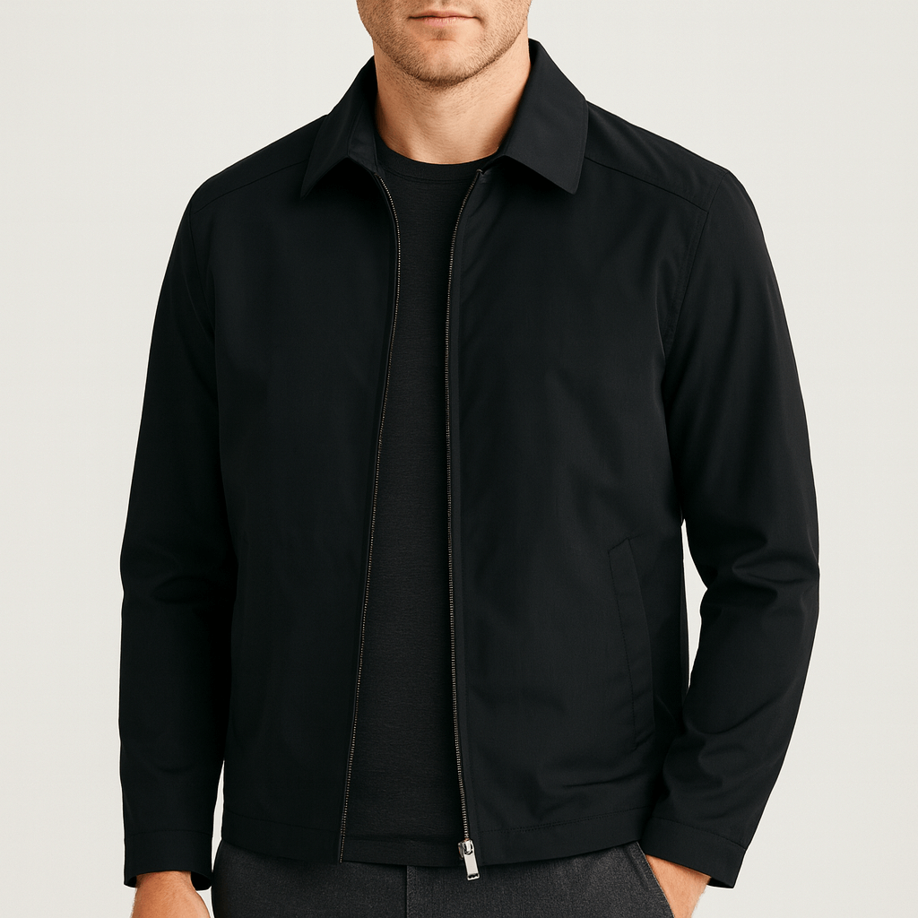 Soviska | Elegancka kurtka męska-Kurtki męskie-Soviska-Czarny-M-Soviska