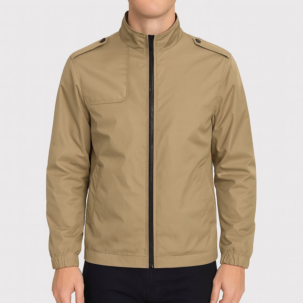Soviska | Elegancka kurtka wiosenna z nowoczesnym designem-Kurtki-Soviska-Khaki-M-Soviska