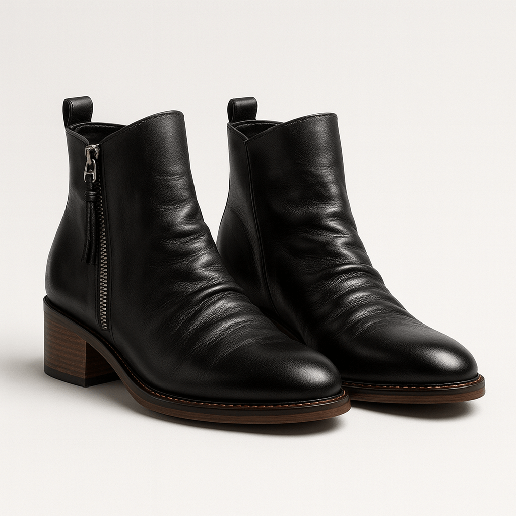 Soviska | Eleganckie męskie botki-Męskie buty zimowe-Soviska-Bordowy-38-Soviska