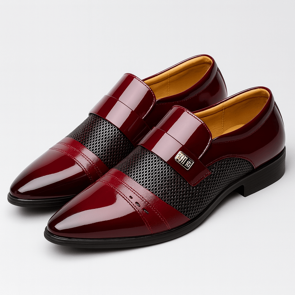 Soviska | Eleganckie mokasyny ze spiczastym noskiem-Buty męskie-Soviska-Czarny-6-Soviska