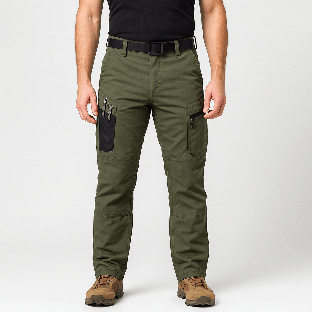 Soviska | Kamuflażowe spodnie taktyczne z tkaniny ripstop-Spodnie taktyczne-Soviska-Camo-XS-Soviska