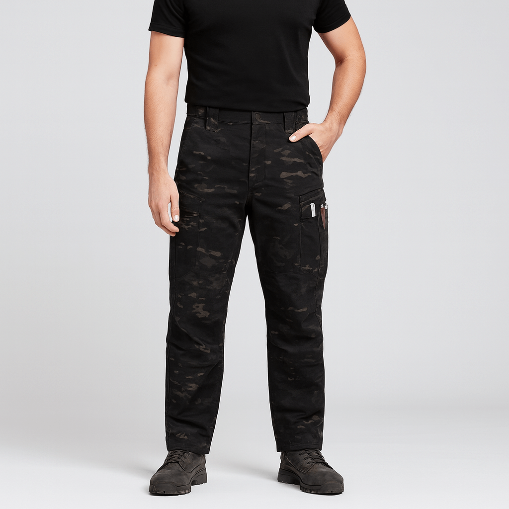 Soviska | Kamuflażowe spodnie taktyczne z tkaniny ripstop-Spodnie taktyczne-Soviska-Camo-XS-Soviska