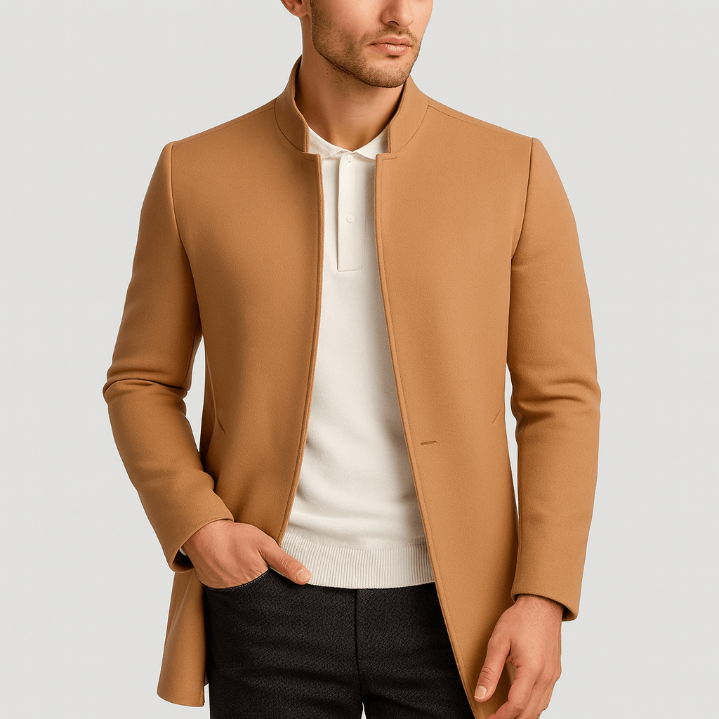 Soviska | Klasyczna kurtka zimowa z ciepłym wnętrzem-Kurtki-Soviska-Niebieski-S-Soviska