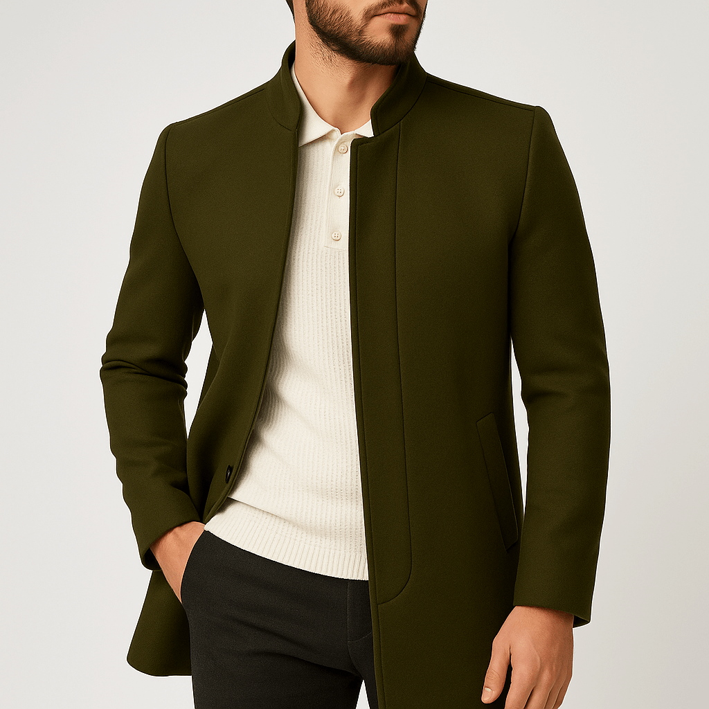 Soviska | Klasyczna kurtka zimowa z ciepłym wnętrzem-Kurtki-Soviska-Niebieski-S-Soviska