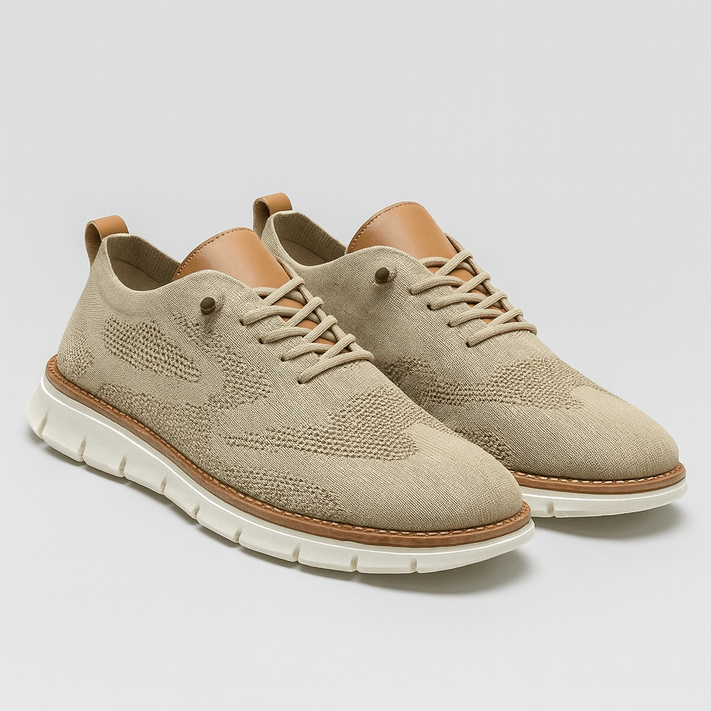 Soviska | Klasyczne buty z oddychającej skóry-Buty wizytowe-Soviska-Beżowy-39-Soviska