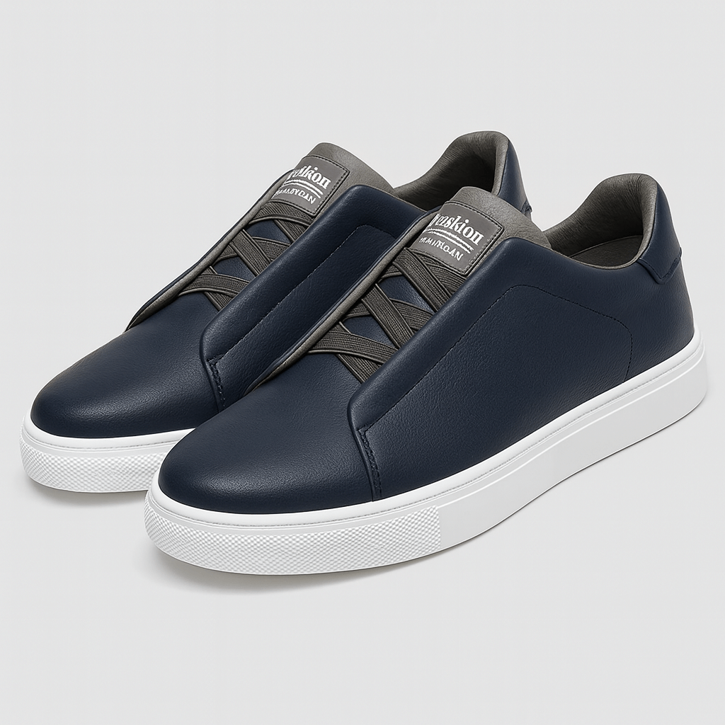 Soviska | Klasyczne sneakersy ze skóry-Męskie sneakersy-Soviska-Biały-39-Soviska