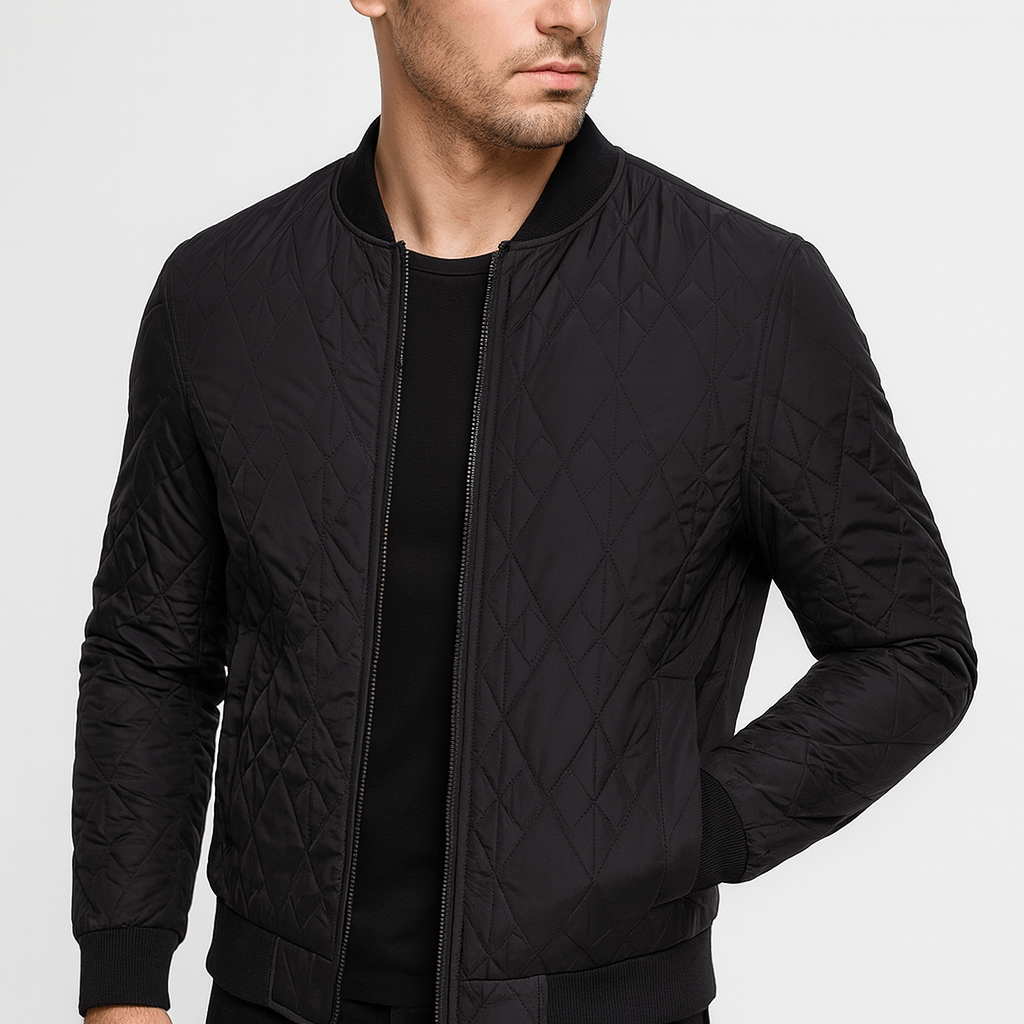 Soviska | Klasyczny kardigan z polibawełny z zamkiem błyskawicznym-Kamizelki-Soviska-Niebieski-S-Soviska