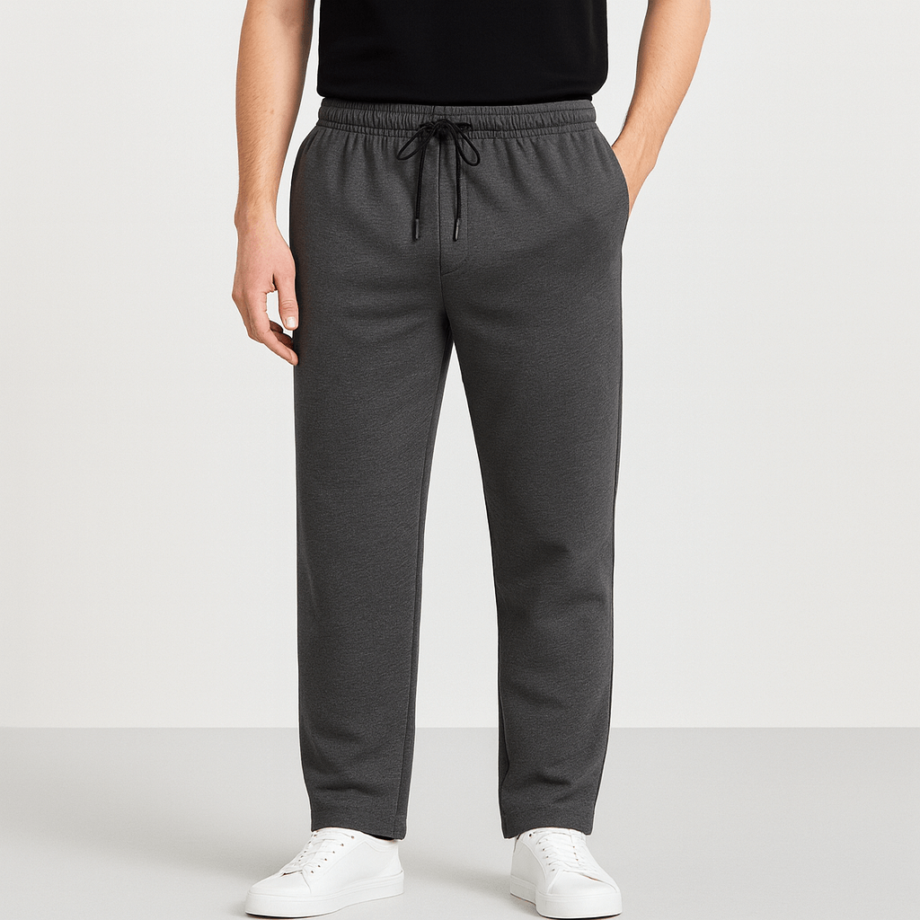 Soviska | Komfortowe spodnie dresowe-Spodnie dresowe-Soviska-Czarny-L-Soviska