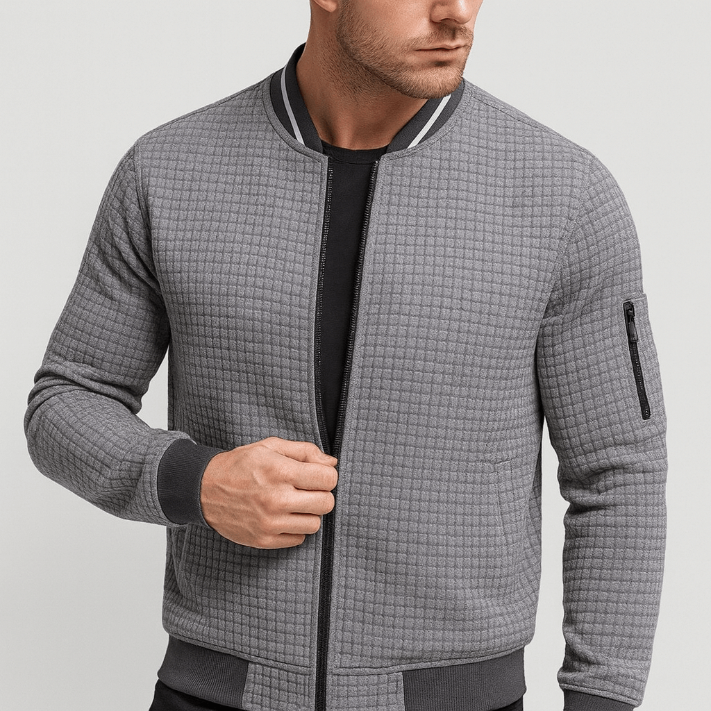 Soviska | Lekka kurtka typu bomber z zapięciem na zamek-Kurtki bomberki-Soviska-Czarny-XS-Soviska