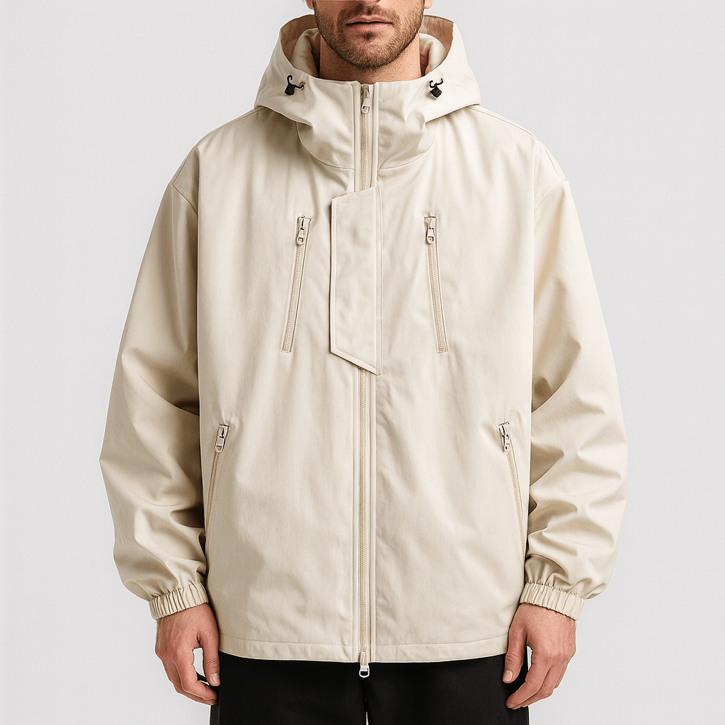 Soviska | Lekka kurtka z kapturem-Kurtki-Soviska-Czarny-S-Soviska