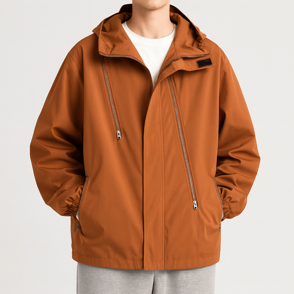 Soviska | Lekka kurtka z kapturem-Kurtki-Soviska-Czarny-S-Soviska