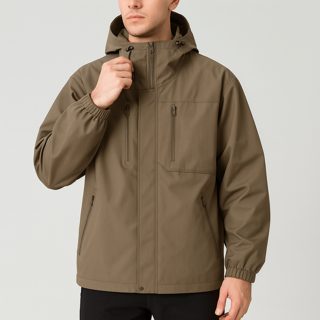 Soviska | Lekka kurtka z kapturem-Kurtki-Soviska-Czarny-S-Soviska