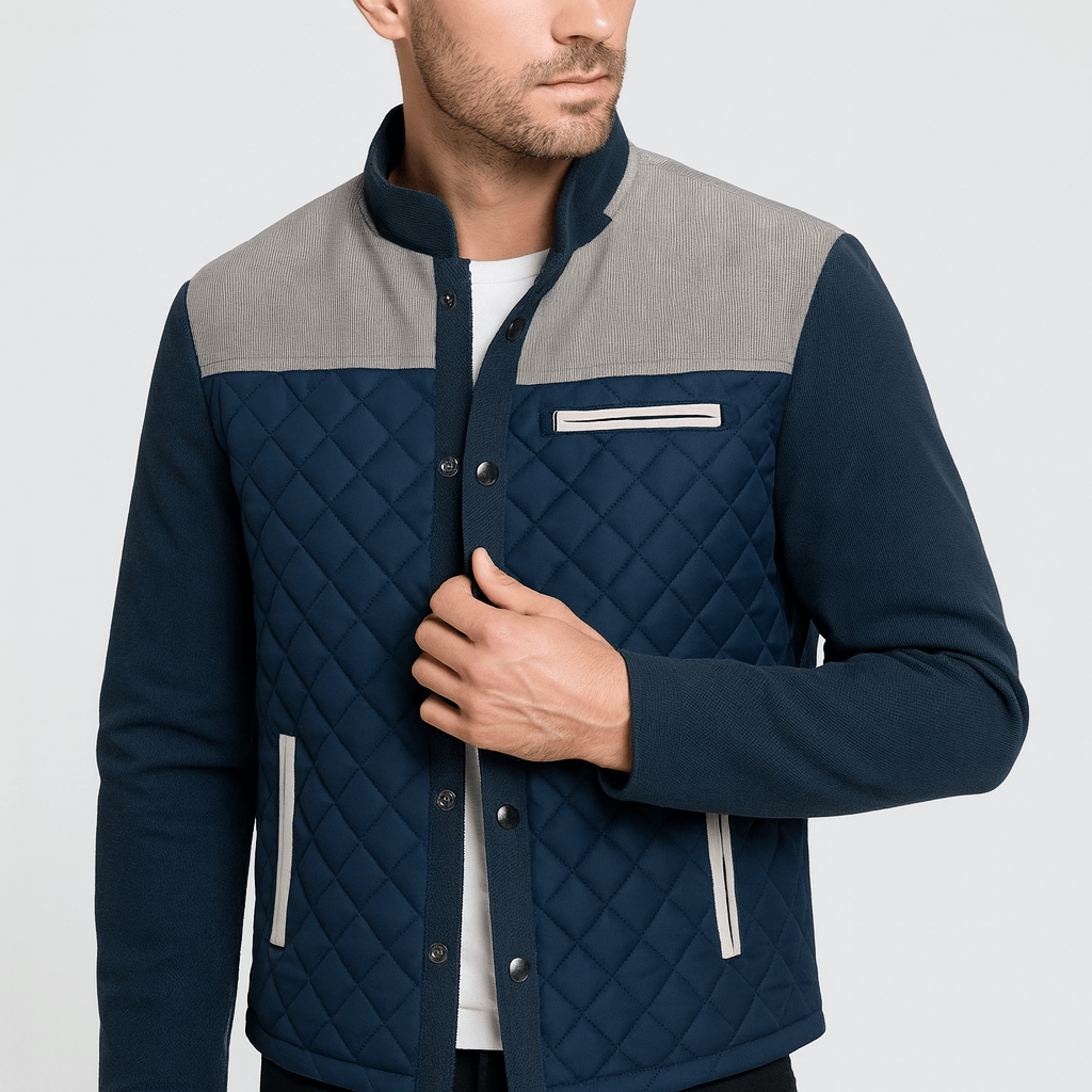 Soviska | Lekka pikowana kurtka wiosenna-Kurtki-Soviska-Brązowy-XS-Soviska