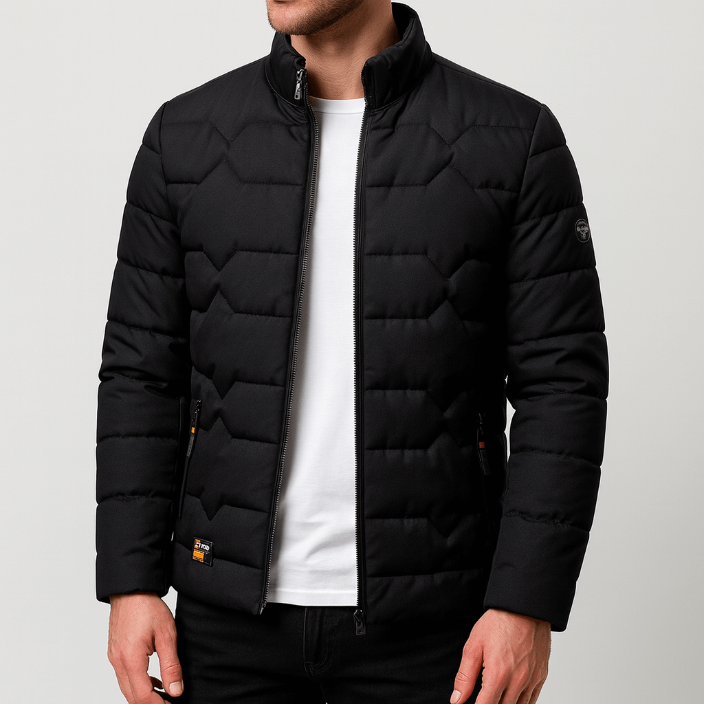 Soviska | Lekka pikowana kurtka zimowa-Kurtki-Soviska-Szary-XS-Soviska