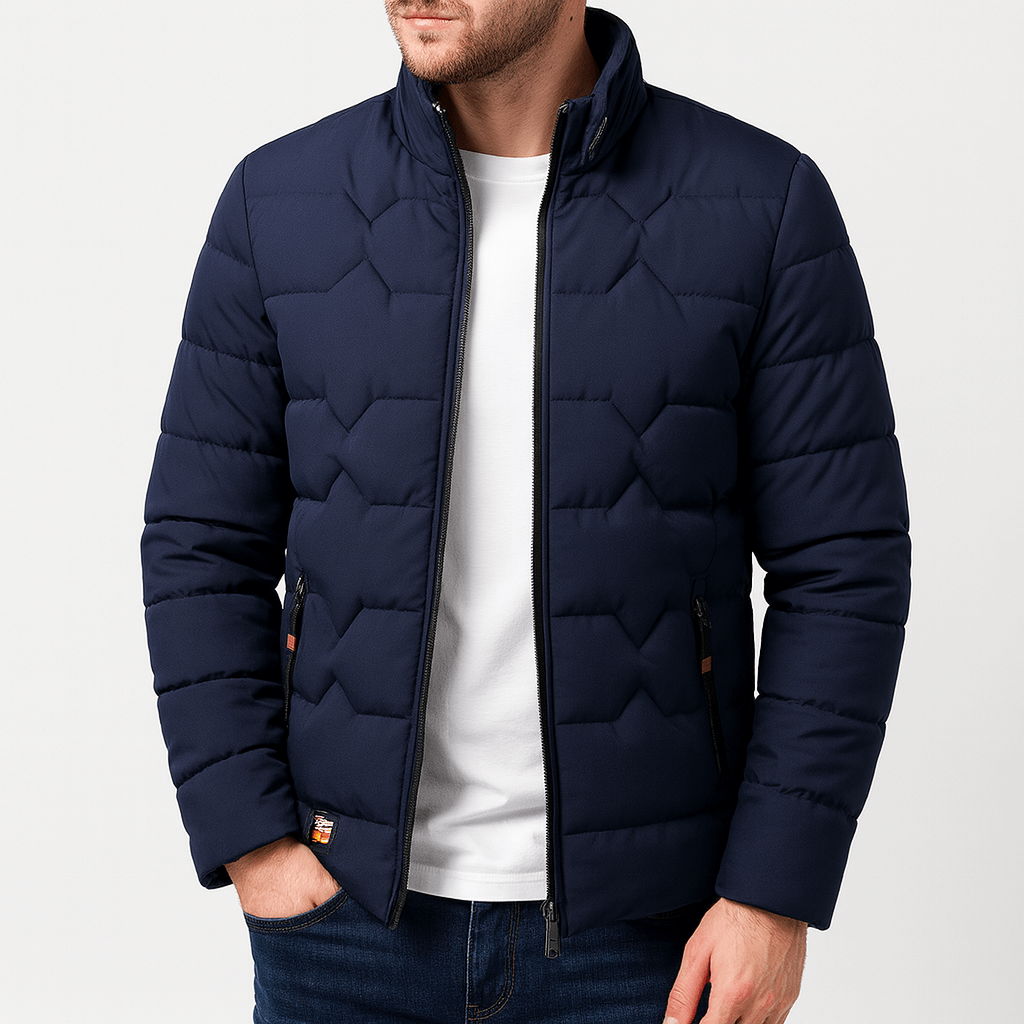 Soviska | Lekka pikowana kurtka zimowa-Kurtki-Soviska-Szary-XS-Soviska