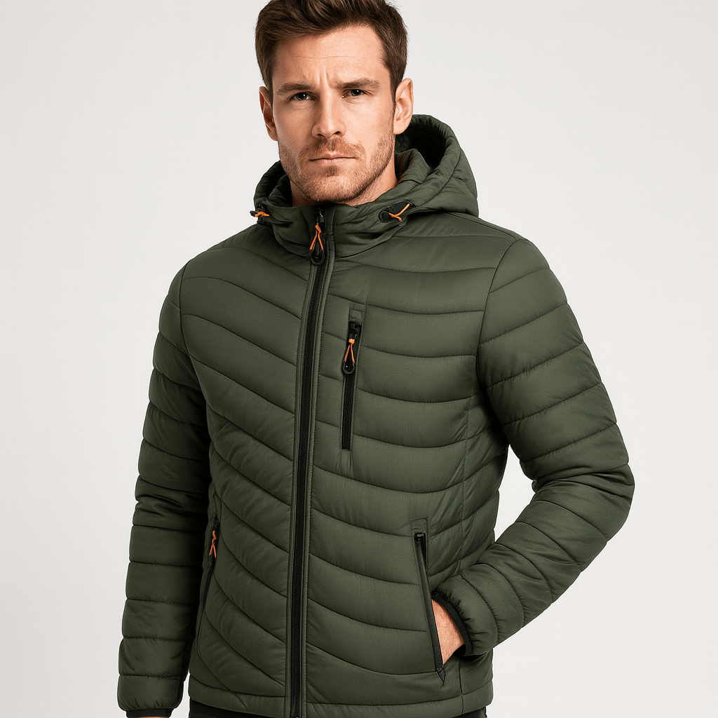 Soviska | Lekka wodoodporna kurtka zimowa z regulowanym kapturem-Kurtki zimowe-Soviska-Ciemnoniebieski-XXS-Soviska