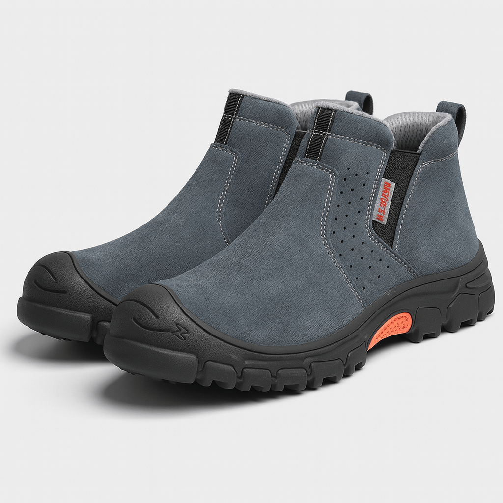 Soviska | Lekkie buty robocze z wodoodporną powłoką-Obuwie ochronne-Soviska-Szary-36-Soviska