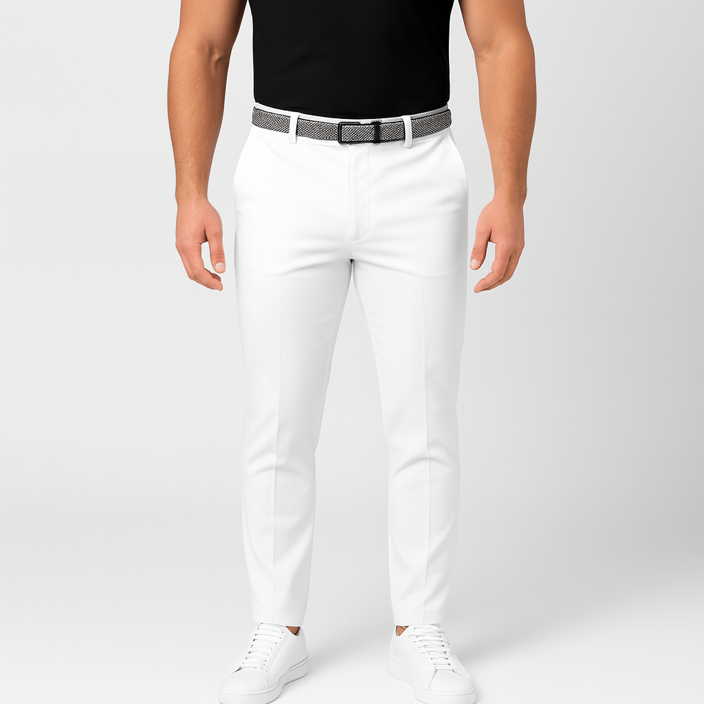 Soviska | Lekkie dopasowane spodnie-Spodnie-Soviska-Ciemnoszary-S-Soviska