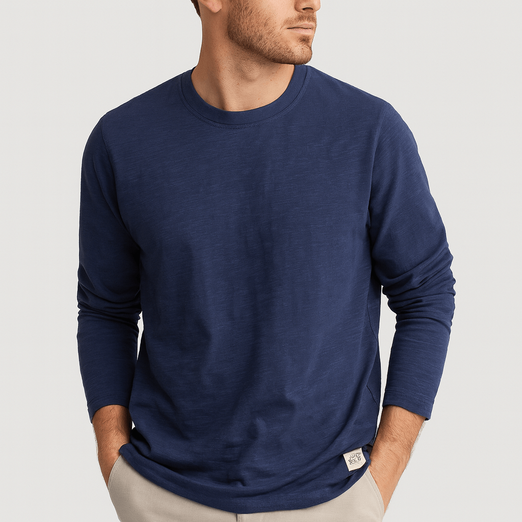 Soviska | Luźna bawełniana koszula z długim rękawem-Koszule-Soviska-Różowy-S-Soviska