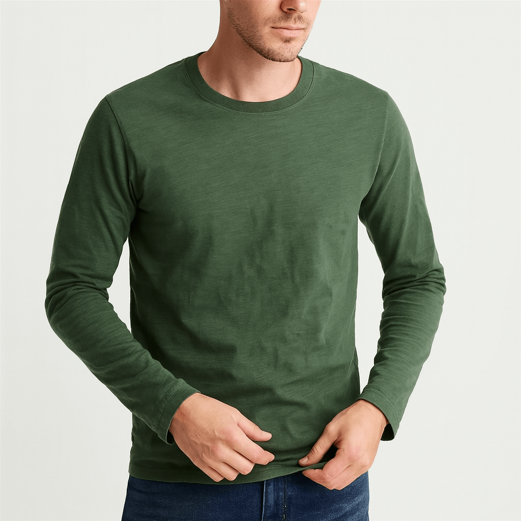 Soviska | Luźna bawełniana koszula z długim rękawem-Koszule-Soviska-Różowy-S-Soviska