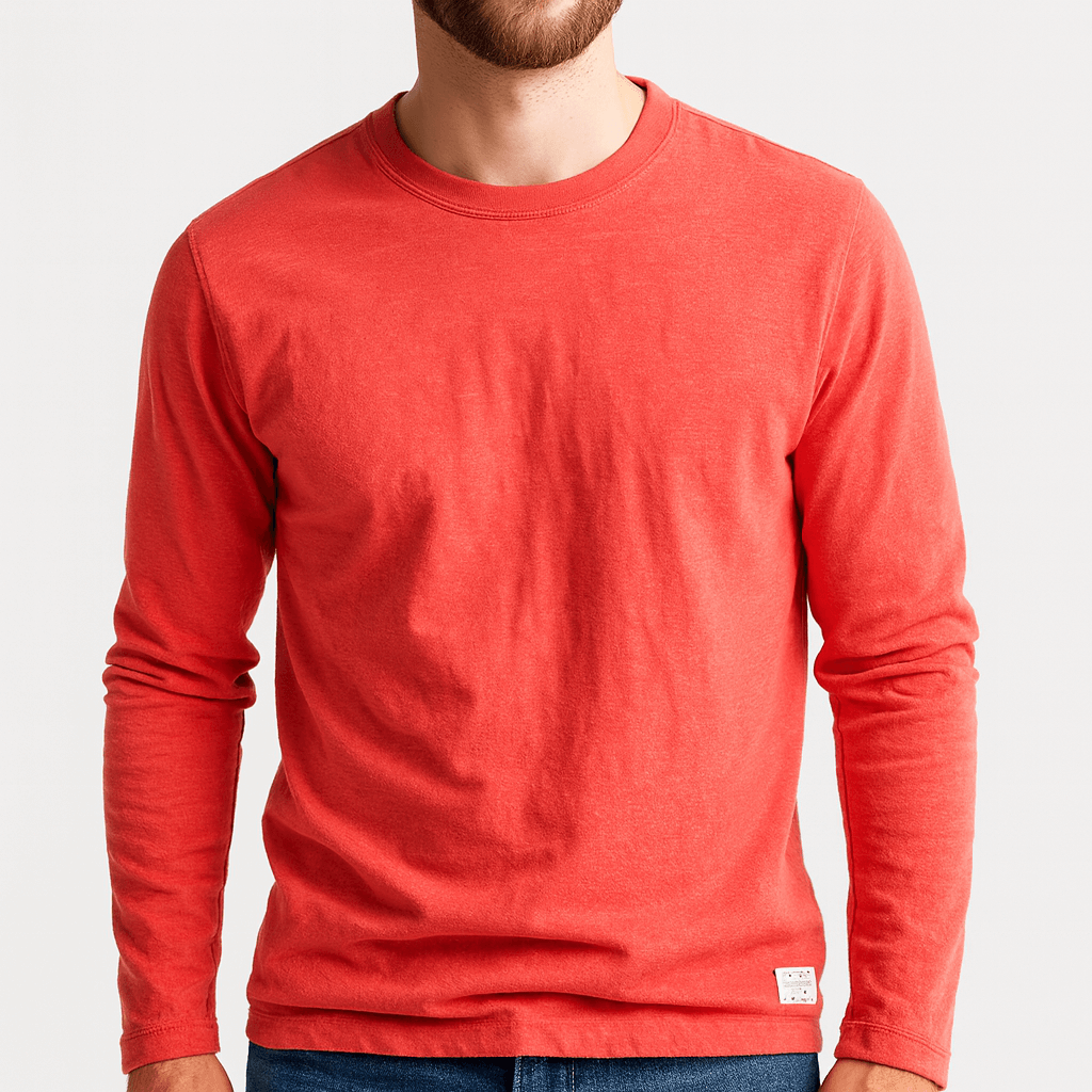 Soviska | Luźna bawełniana koszula z długim rękawem-Koszule-Soviska-Różowy-S-Soviska