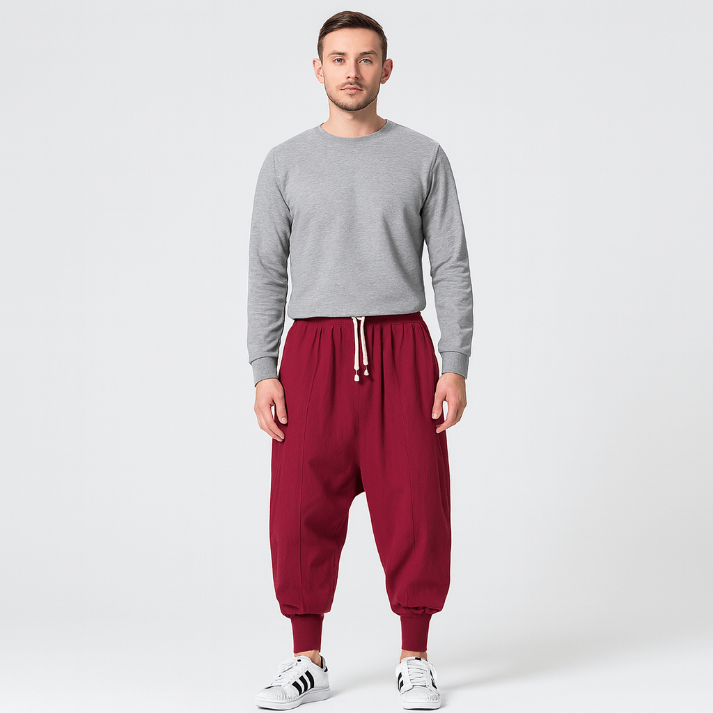 Soviska | Luźne joggery jogger-Dresy-Soviska-Granatowy-S-Soviska