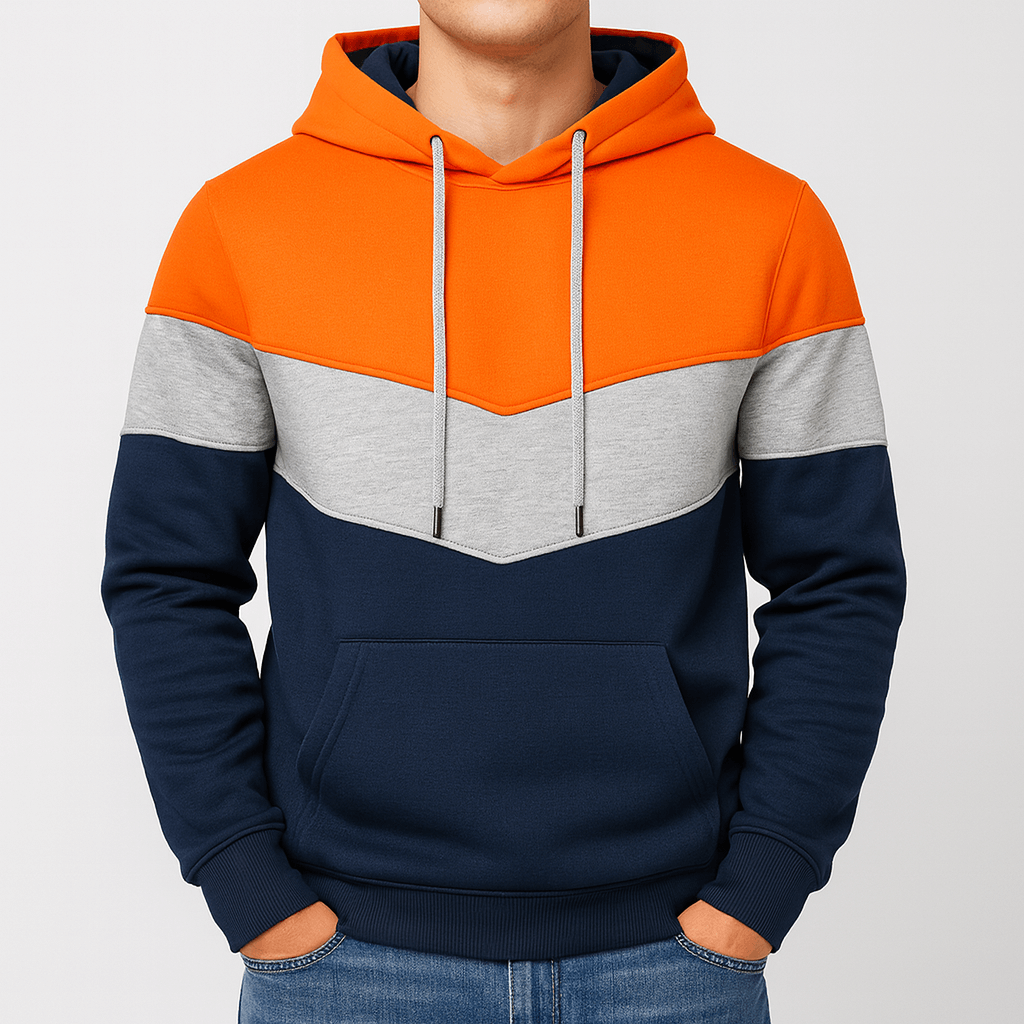 Soviska | Luźny krój bluzy z kapturem-Bluzy i swetry-Soviska-Żółty-S-Soviska