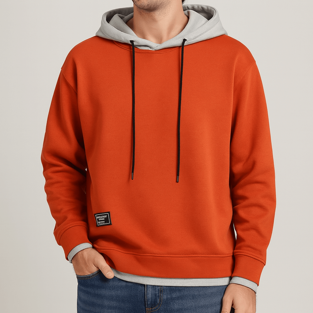 Soviska | Luźny krój z kapturem bluza-Bluzy i Kaptury-Soviska-Czarny-XS-Soviska