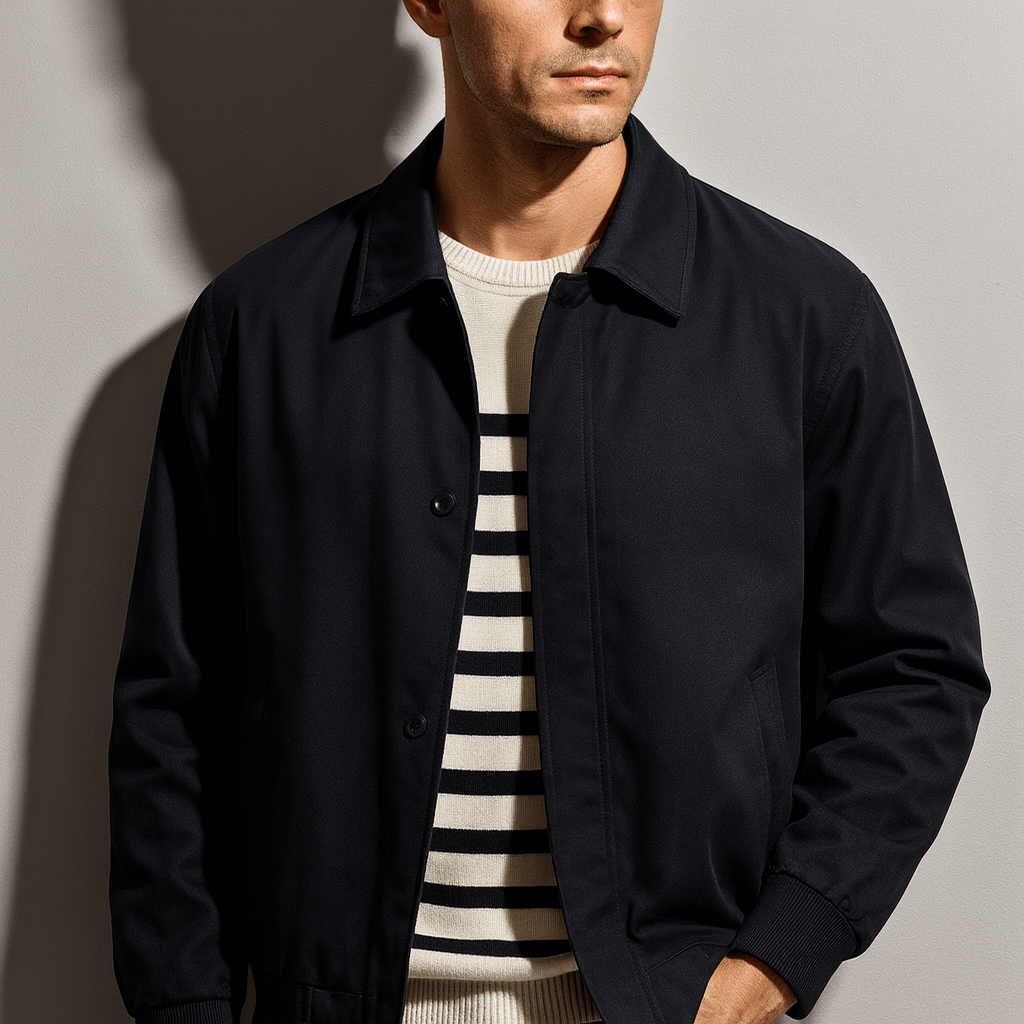 Soviska | Luźny płaszcz z kołnierzykiem-Kurtki i płaszcze-Soviska-Khaki-XS-Soviska