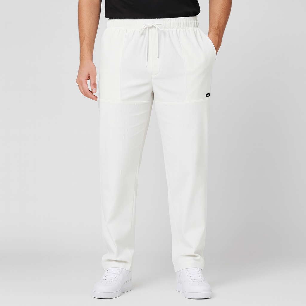 Soviska | Miękkie spodnie dresowe z elastycznym pasem-Odzież sportowa męska-Soviska-Czarny-S-Soviska