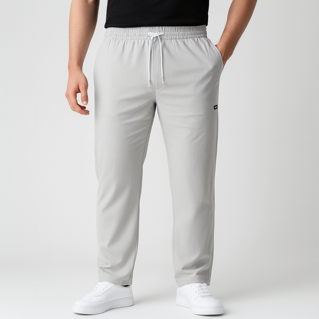 Soviska | Miękkie spodnie dresowe z elastycznym pasem-Odzież sportowa męska-Soviska-Czarny-S-Soviska