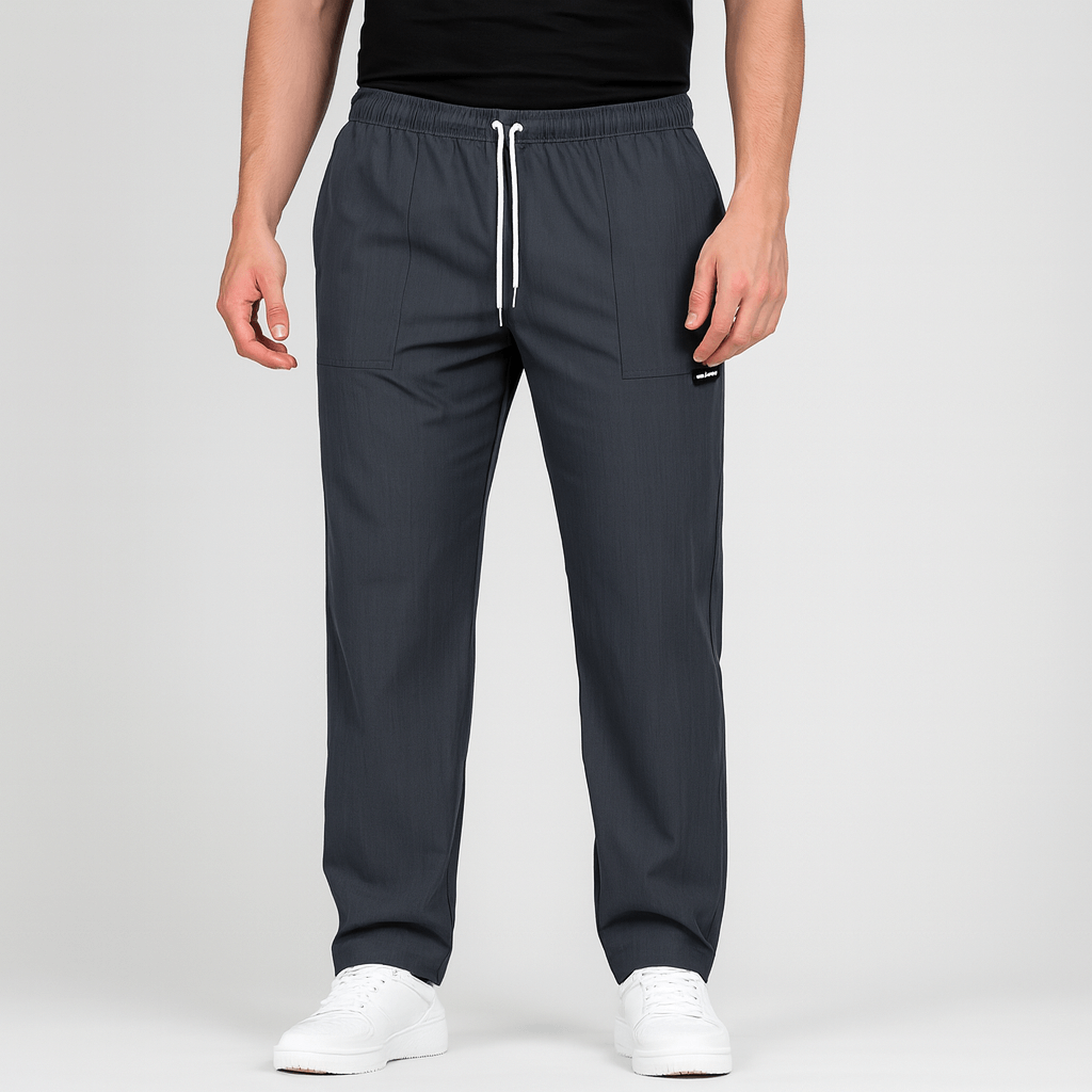 Soviska | Miękkie spodnie dresowe z elastycznym pasem-Odzież sportowa męska-Soviska-Czarny-S-Soviska