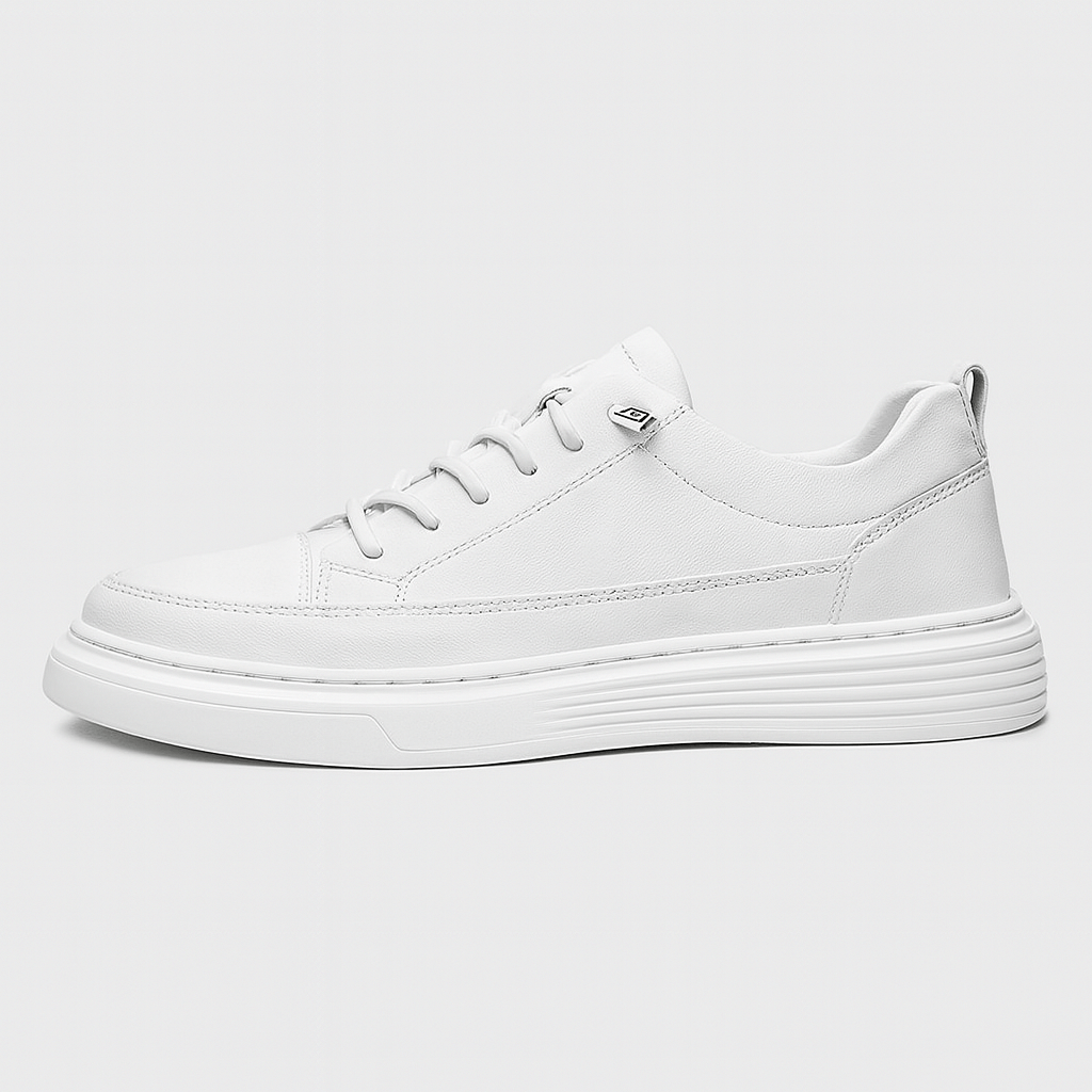 Soviska | Minimalistyczne sneakersy z sznurowanym zapięciem-Sneakers-Soviska-Biały-38-Soviska