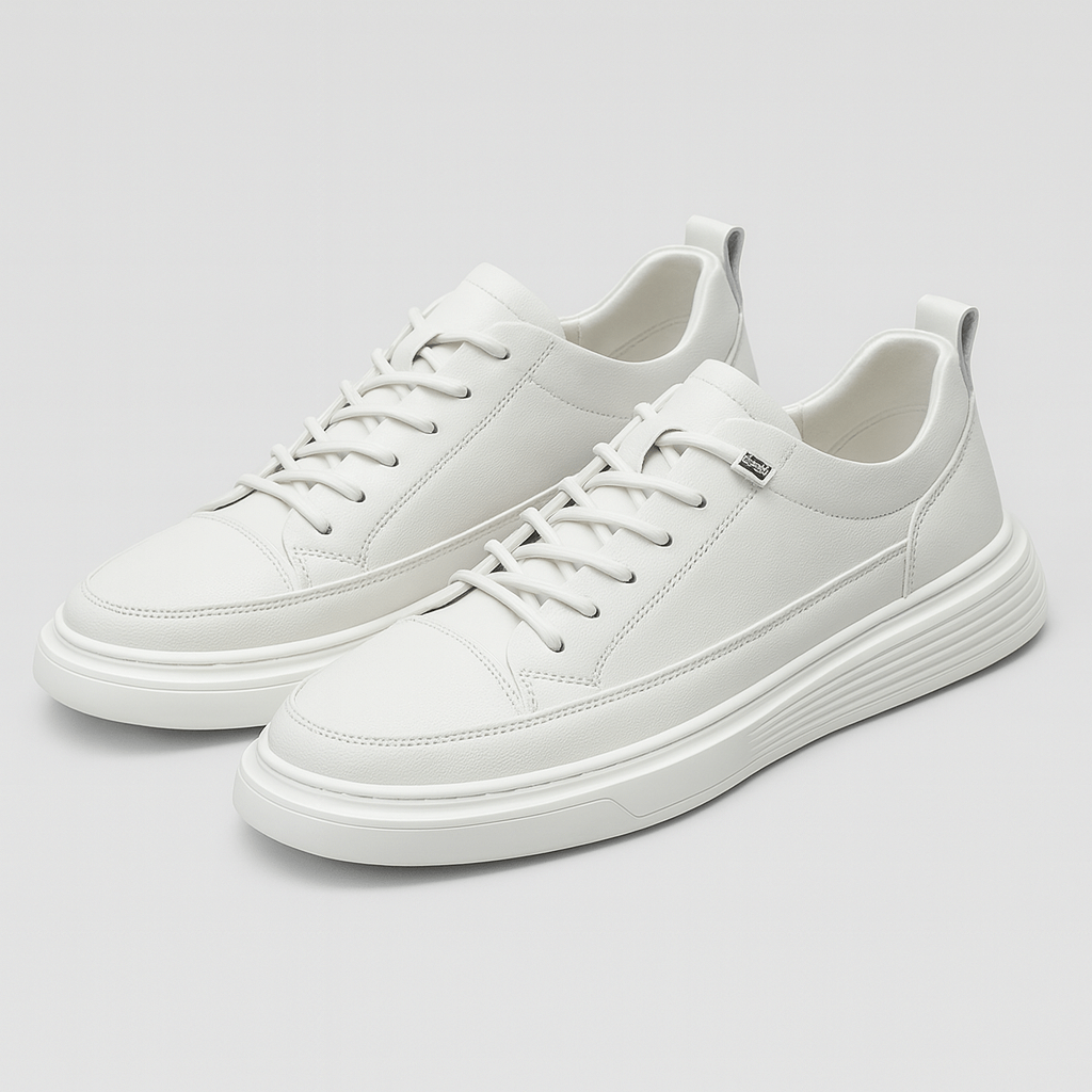 Soviska | Minimalistyczne sneakersy z sznurowanym zapięciem-Sneakers-Soviska-Biały-38-Soviska