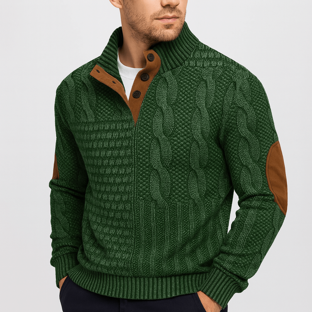 Soviska | Niepowtarzalna bluza z patchworkiem-Swetry-Soviska-Czarny-S-Soviska