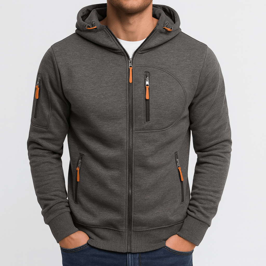 Soviska | Nowoczesna kurtka z kapturem-Kurtki-Soviska-Khaki-S-Soviska