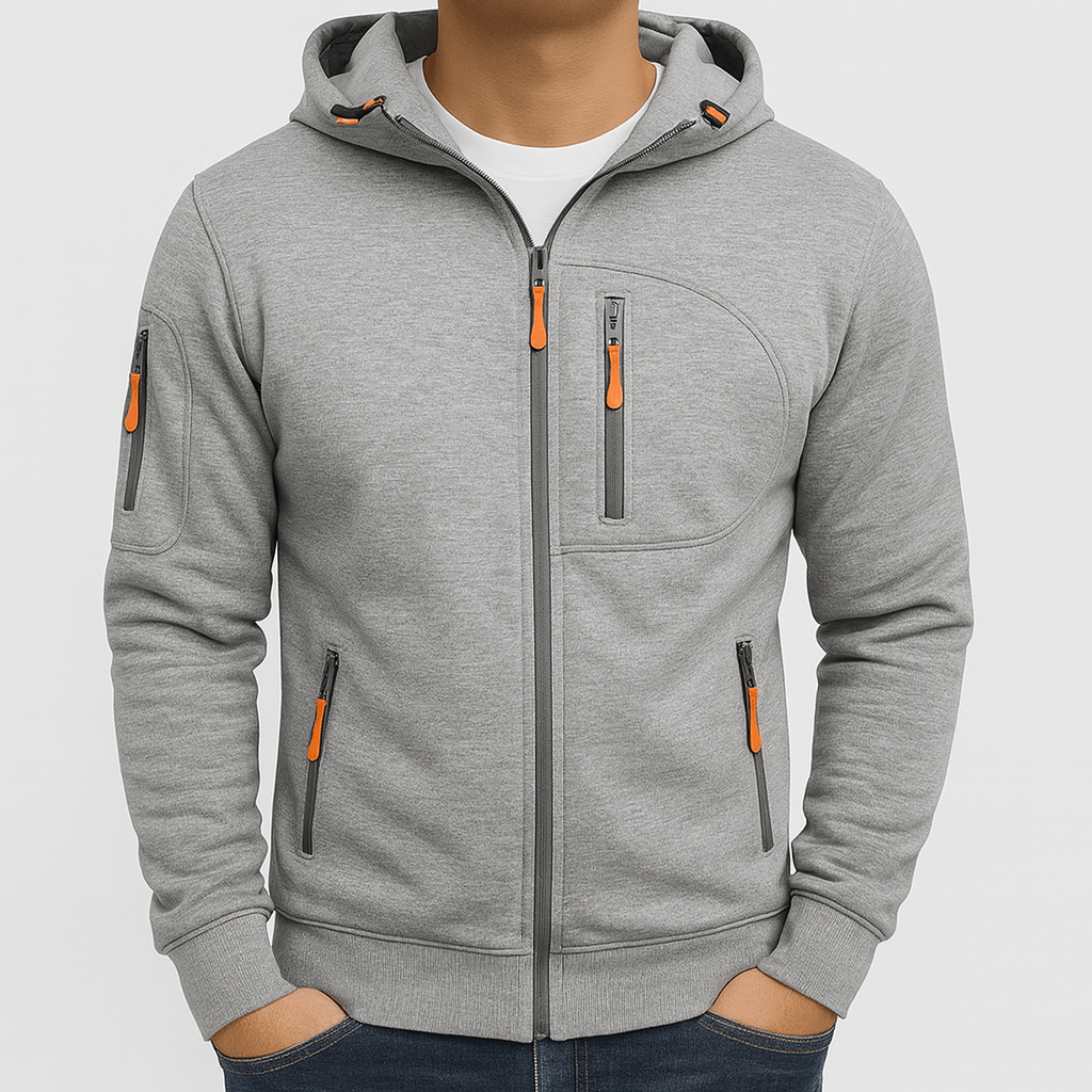 Soviska | Nowoczesna kurtka z kapturem-Kurtki-Soviska-Khaki-S-Soviska