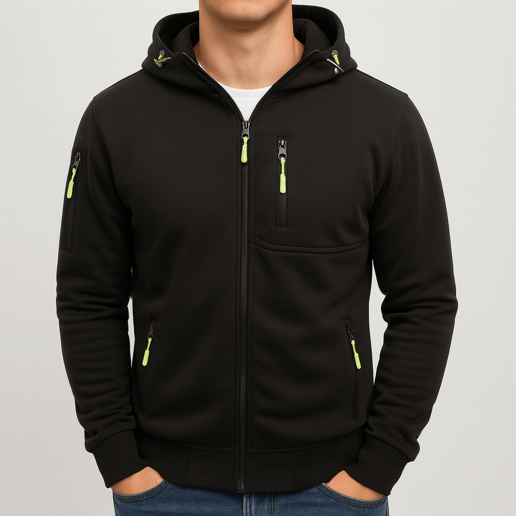 Soviska | Nowoczesna kurtka z kapturem-Kurtki-Soviska-Khaki-S-Soviska